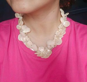 Mother Of Pearl  Shell Necklace