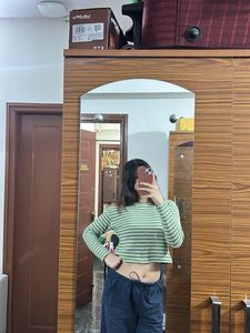 Striped Crop Top