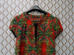 New With Tag Floral Cute Formal Korean Top