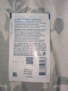 CeraVe Moisturizing Cream Sample
