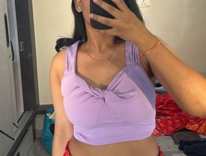 Lilac Sweetheart Crop Top