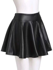 Black Pleated Mini Skirt