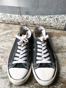 Classic Black Sneakers