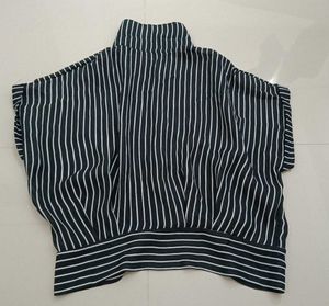 Striped Button-Up Top