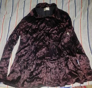 Vintage Satin Tunic Top