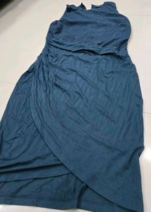 ✨PRICE DROP ✨AJIO Teal Beaded Bodycon Dress - L