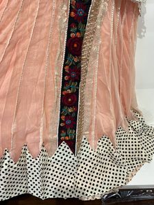 Ethnic Dress With Attached Crotia Jacket