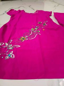!!Sale!!💗Hot Pink Kurta Salwar Dupatta Set..💗