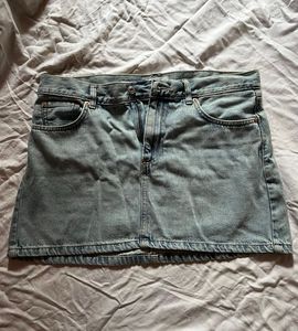 Denim Mini Skirt