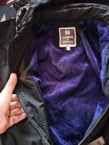 Men's Stylish Black Hooded Jacket