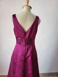 Elegant Magenta Evening Gown