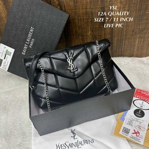 YSL LOULOU PUFFED SHOULDER BAG WITH BOX