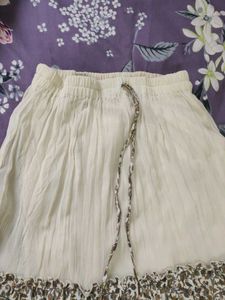 White Kalamkari Print Long Skirt | Ethnic &amp;Elegant