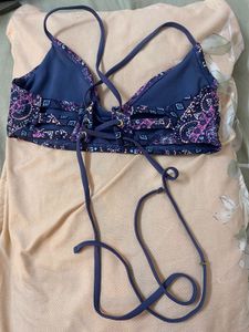 Patterned Bikini Top