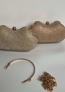 Fancy Cloud Clutch With Sling And Handle