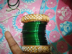 Bangles Set Green.