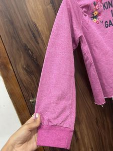 Crop Tshirt With Long Hands