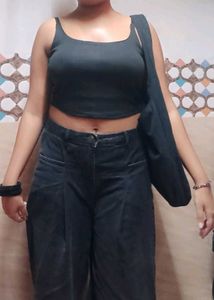 Black Crop Top