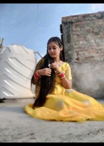 Yellow Long Frock
