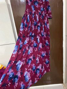 Floral Printed Gown