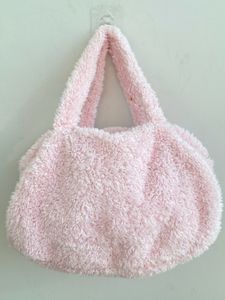 Cute Pink Plush Bag