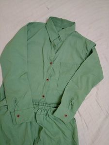 Green Two-Piece Set
