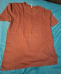No Fuss L size Men Tshirt &amp; Khaki Casual Trousers