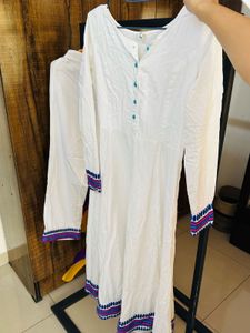 Elegant White Kurta Set