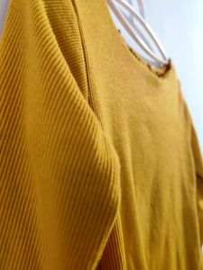 Mustard Full Sleeves Top