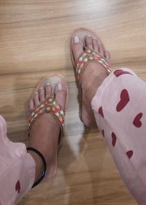 Orange Flip Flops