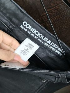 Exported leather coating Biker look Jeans