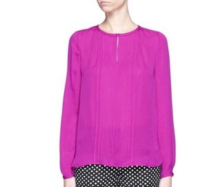Magenta Blouse On Top