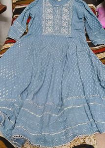 Cotton  Gaun With Dupatta