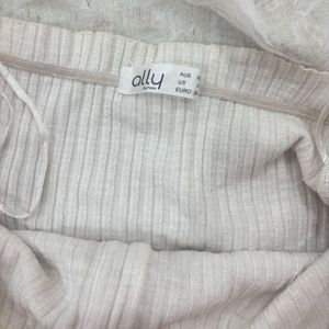 Off-Shoulder Button-Front Top