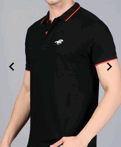 Black Polo T-Shirt