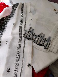 White Embroidered Salwar Kameez