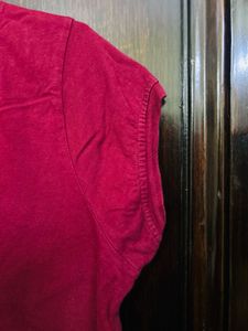 Red V-Neck T-Shirt