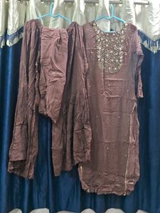 Kurta Sharara Dupatta Suit For Women &amp; Free  Gift