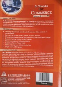 ISC Commerce Volume 2 - S. Chand&#39;s