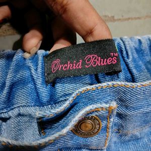 Wide Leg Denim Jeans