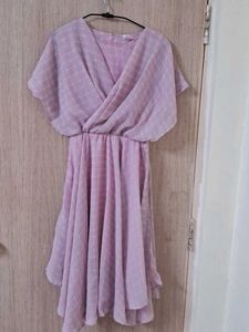 Women Fit And Flare Pink Dress