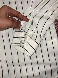 Office- College wear Striped Button-Down Top