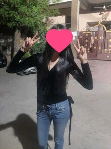 Elegant Black Velvet Top