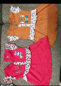 Baby Frocks And Rocker Chair