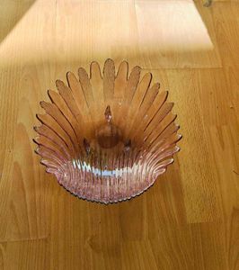 Premium Quality Glass Shell Shape Serving Big Bowl