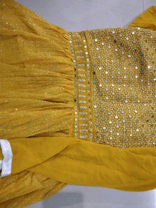 Yellow gown