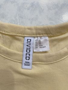 H&amp;M Yellow Crop Top