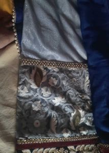 Saree With Heavy Blouse