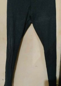 Gray High-Waisted Leggings