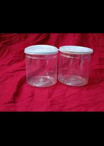 Plastic Storage Containers (Set of 2)